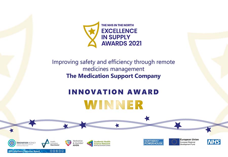 NHS in the NORTH, EXCELLENCE IN SUPPLY AWARDS 2021, WINNER