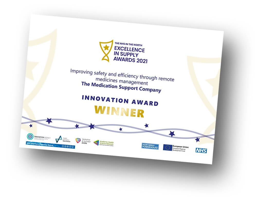 NHS in the NORTH, EXCELLENCE IN SUPPLY AWARDS 2021, WINNER