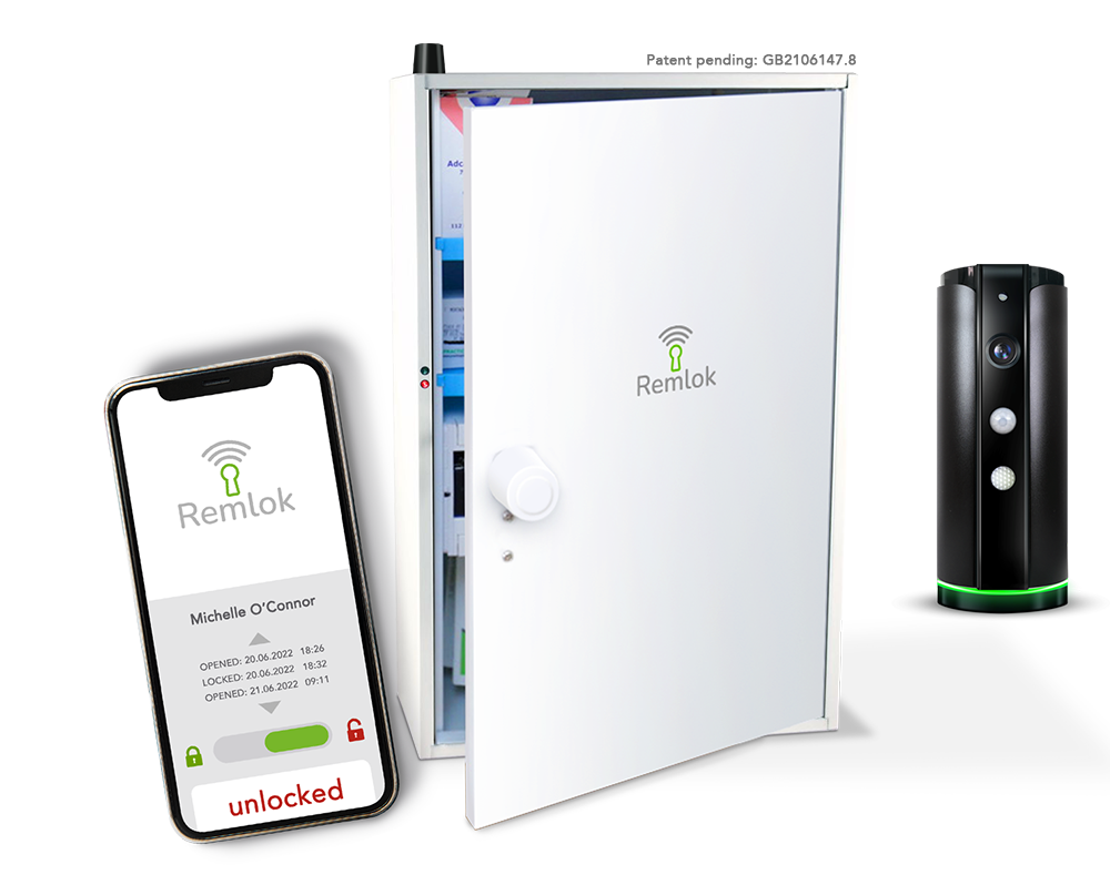 REMLOK Remotely Operated Medicine Cabinet